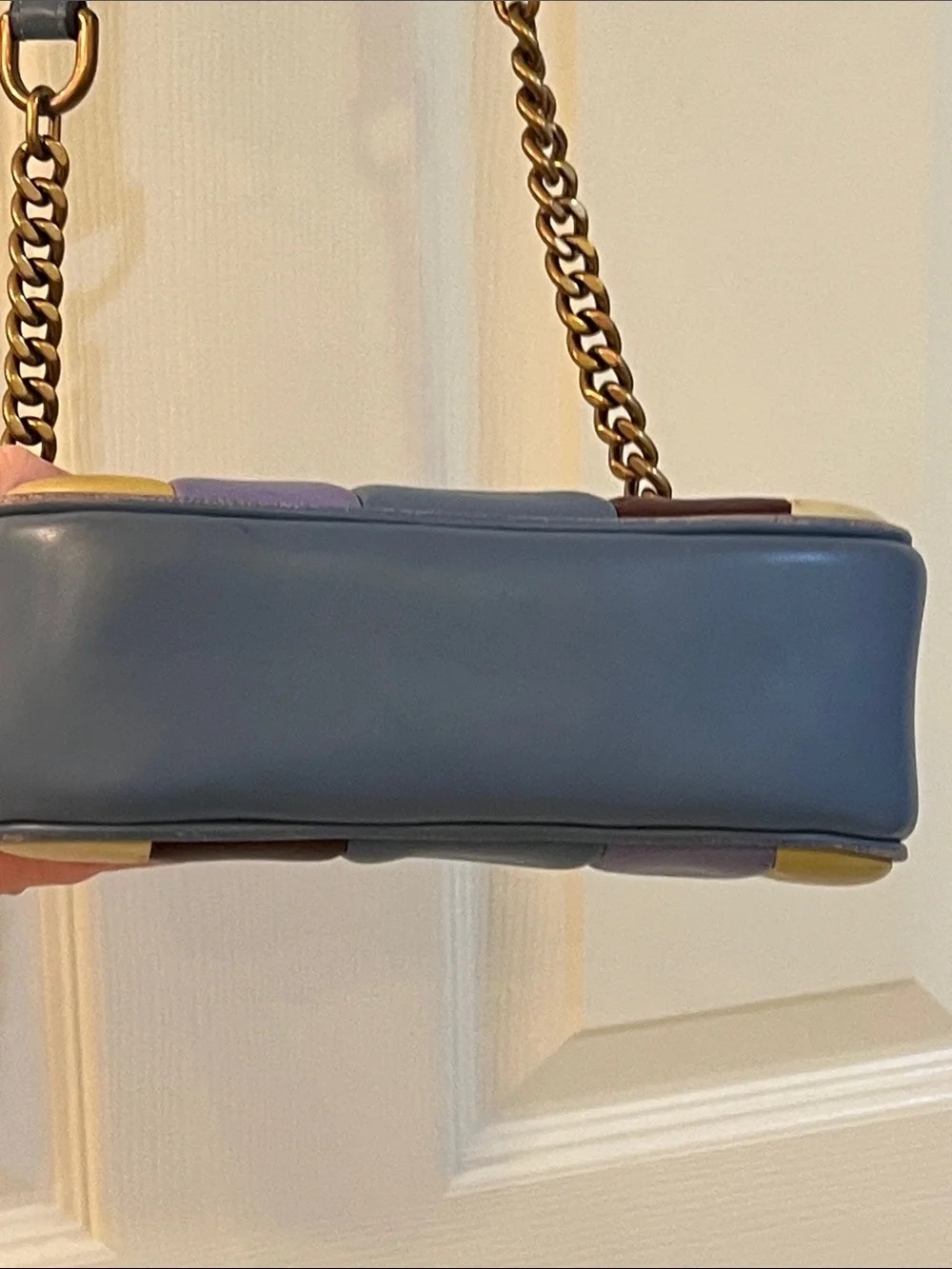 Tory Burch Multicolor Quilted Leather Crossbody Bag